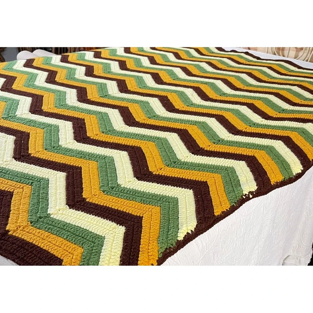 Handmade vintage afghan